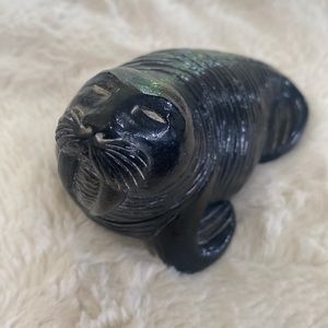 Walrus sculpture
